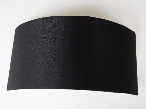 Nowoczesny czarno srebrny kinkiet 35x18cm [AZ02634]