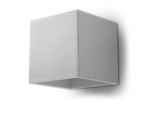 Nowoczesny kinkiet CUBO szary [001133]