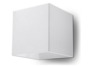 Aluminiowy kinkiet CUBO biały [001134]