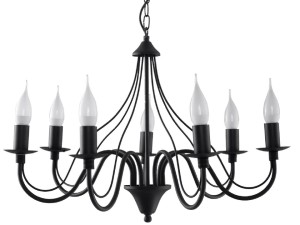 Siedmioramienny żyrandol CHARLOTTE [003183]