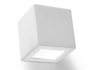 Biały kinkiet ceramiczny CARRE [000044]