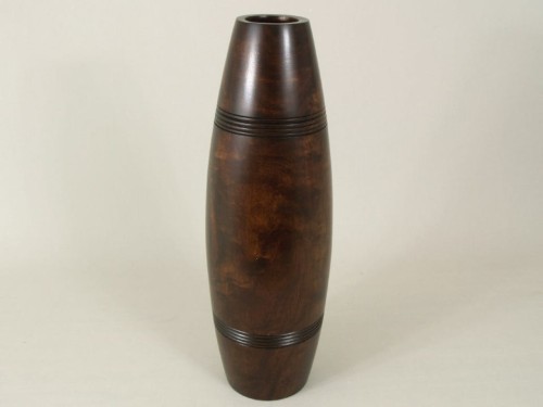 Mango wooden vase 46cm [AZ01077]