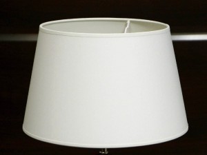 Abażur stożek 30cm złamana biel [004014]