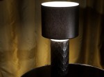 Lampa gabinetowa REZA z czarnym matowym korpusem