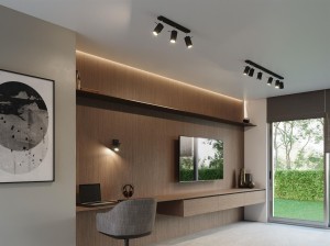 Potrójny plafon HECTOR 3L czarny [001346]