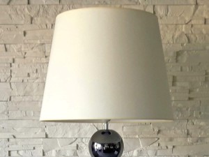 Duży bawełniany abażur stożek 55cm ecri [008383]