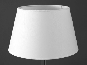 Biały antystatyczny abażur stożek 39cm [008794]