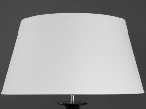 Duży bawełniany abażur stożek biały 48cm [008269]