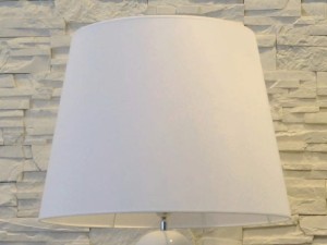 Big white conical lampshade 55x40x40cm [008681]