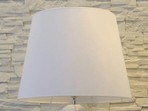 Big white conical lampshade 55x40x40cm [008681]