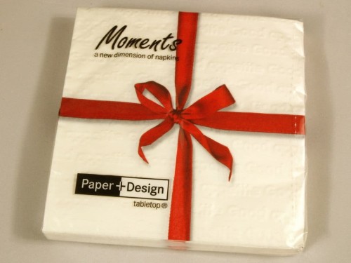 Papierowe serwetki wytłaczane z motywem wstążki [AZ01316]