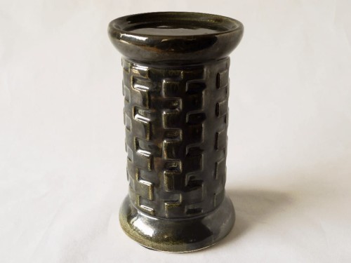 Pillar ceramic candle holder 17cm [004376]