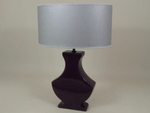 Lampka nocna IVETTE fioletowo srebrna 50cm [AZ01103]