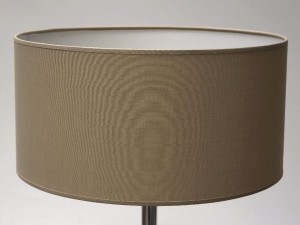 Cappuccino cylindrical lampshade 40x20cm [008706]