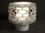 Metalowa lampa HONEY COMB biała 23cm [AZ02310]