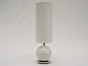 Ceramiczna lampka nocna NEVE biała 54cm [AZ02253]