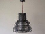 Metalowa szara lampa wisząca URBAN [AZ02299]