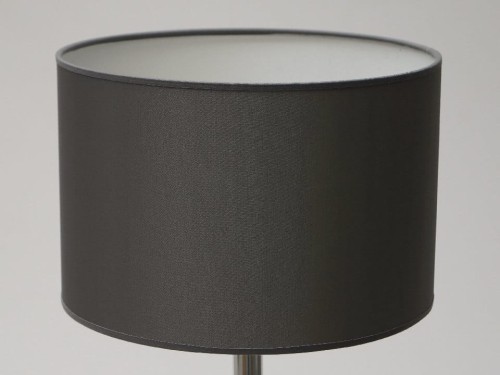 Szary cylindryczny perkalowy abażur 30cm [008555]