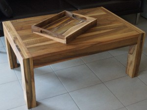 Ława z drewna włoskiego orzecha [AZ02142]