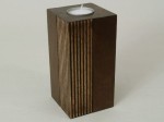 Wooden PLISADO tealight holder 15cm [003994]