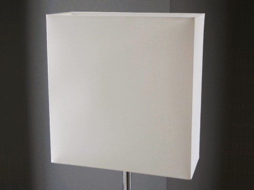 White rectangular lampshade 38x16x40cm [008541]