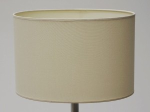 Ecru oval lampshade 35x24x23cm [008577]