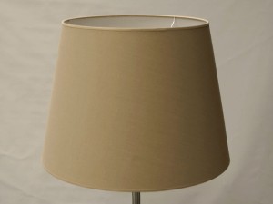 Abażur stożek cappuccino 55cm do lamp podłogowych [008679]
