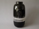 Black ceramic vase 23,5x49,5cm [AZ02525]  