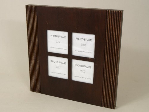 Poczwórna kwadratowa ramka na zdjęcia PLISADO [002581]