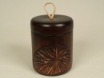 LOTOS wooden box with lid 13cm [AZ00585]