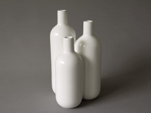 Triple ceramic vase 16x16x29cm [AZ02520] 