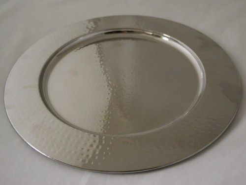 Round metal plate 33cm [AZ02168]
