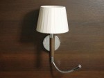 LOOP CHOCOLATE beige wall lamp with LED 18x28-50cm[AZ02569] 