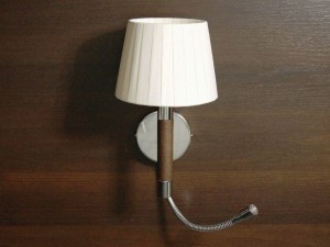 LOOP CHOCOLATE beige wall lamp with LED 18x28-50cm[AZ02569] 