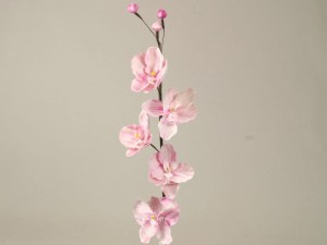 Sztuczna orchidea jasny cieniowany róż 104cm [AZ01692]