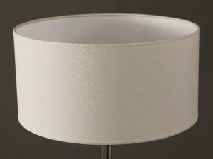 Cream cylindrical lampshade 40x20cm [008675]