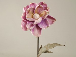 Sztuczna fioletowa cieniowana magnolia 87cm [AZ01686]