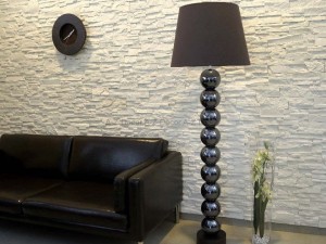 Lampa podłogowa brązowa 170cm [AZ02026]