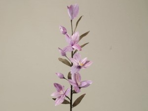 Sztuczna lilia  jasno fioletowe kwiaty 101cm [AZ01698]