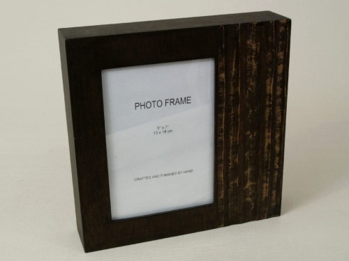 Czarna kasetonowa ramka na zdjęcia CRUDO [003911]